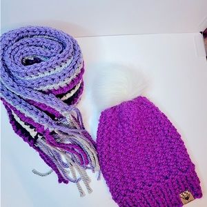 Winter Hat and Scarf set Handmade